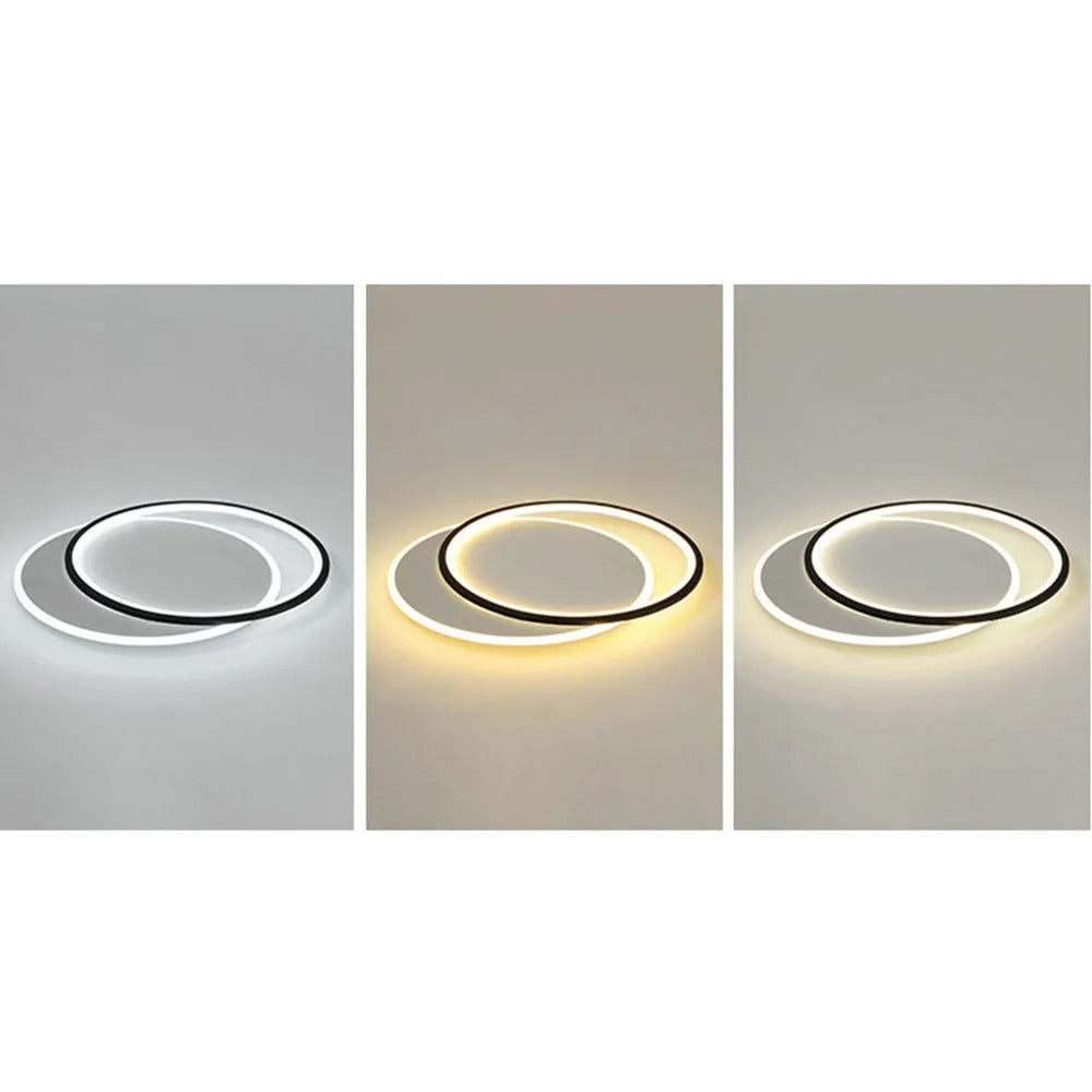 Arisha Modern Square Round Flush Mount Ceiling Light