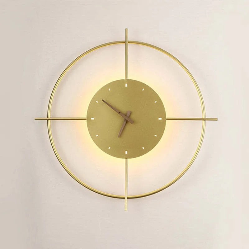Valentina Arisha Modern Clock Wall Lamp Bedroom - Letslighting