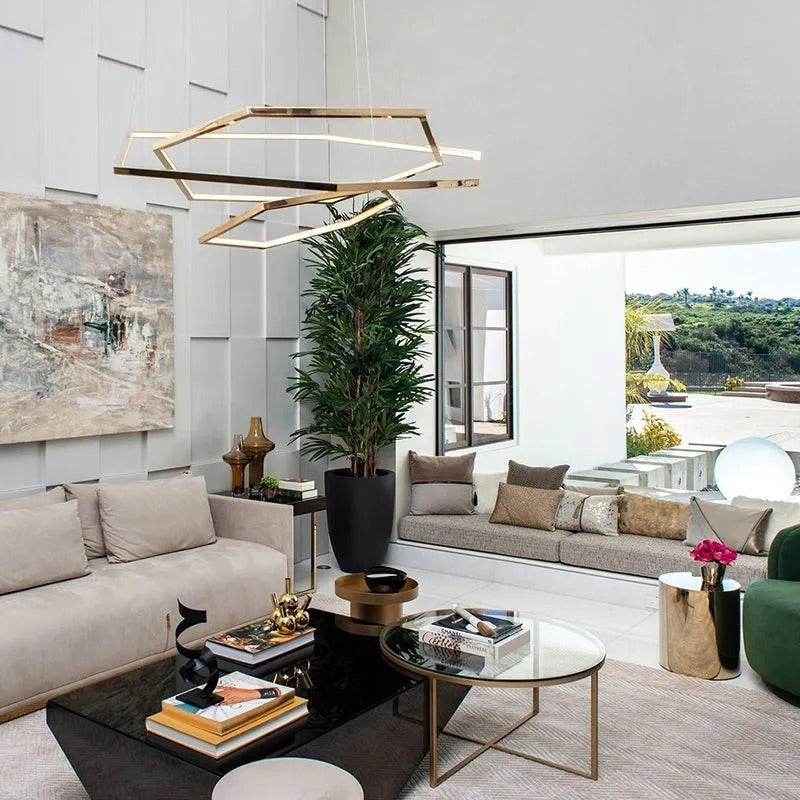 Arisha Minimalist Geomatic Pendant Light DIY - Letslighting