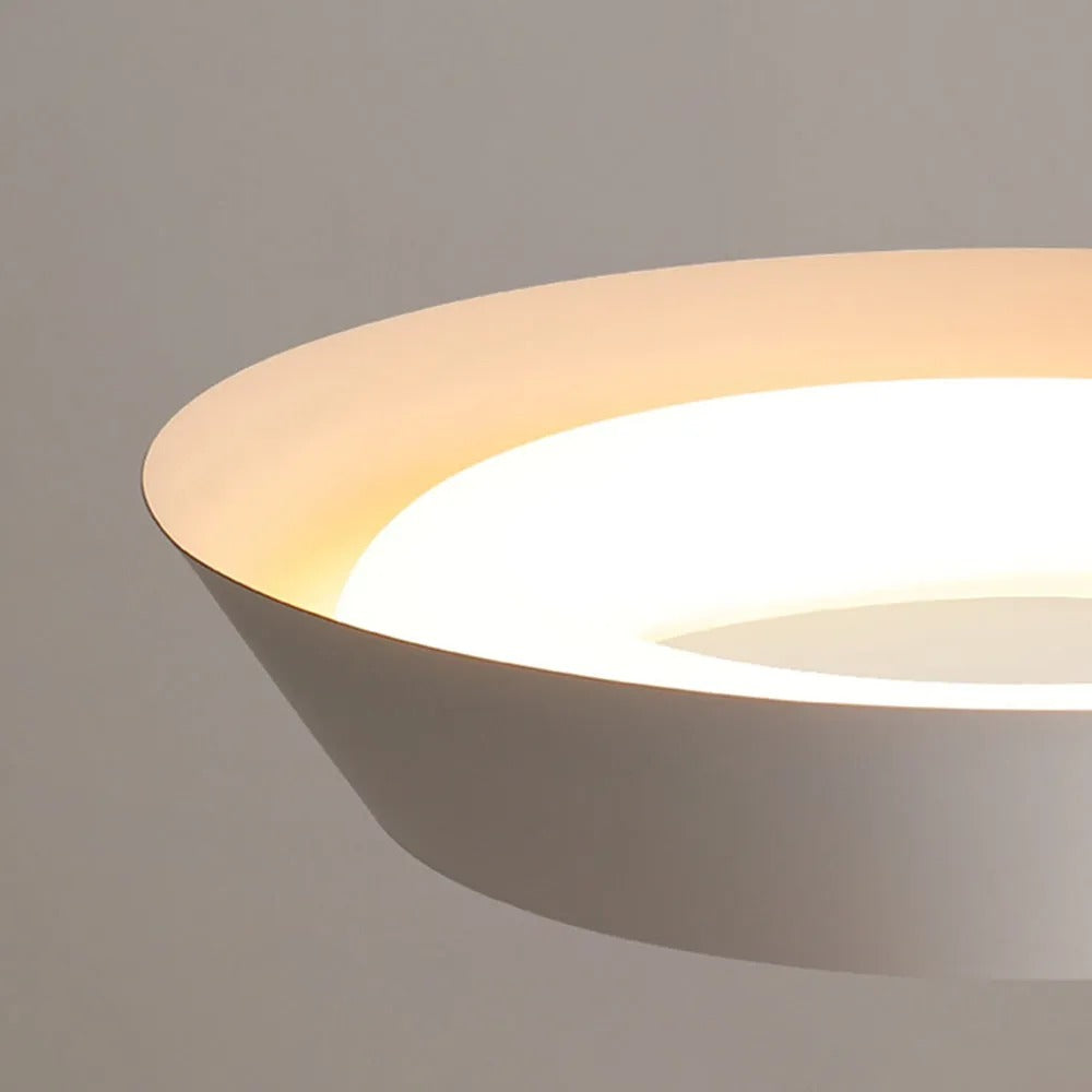 Arisha Nordic Bowl Metal Acrylic Flush Mount Ceiling Light
