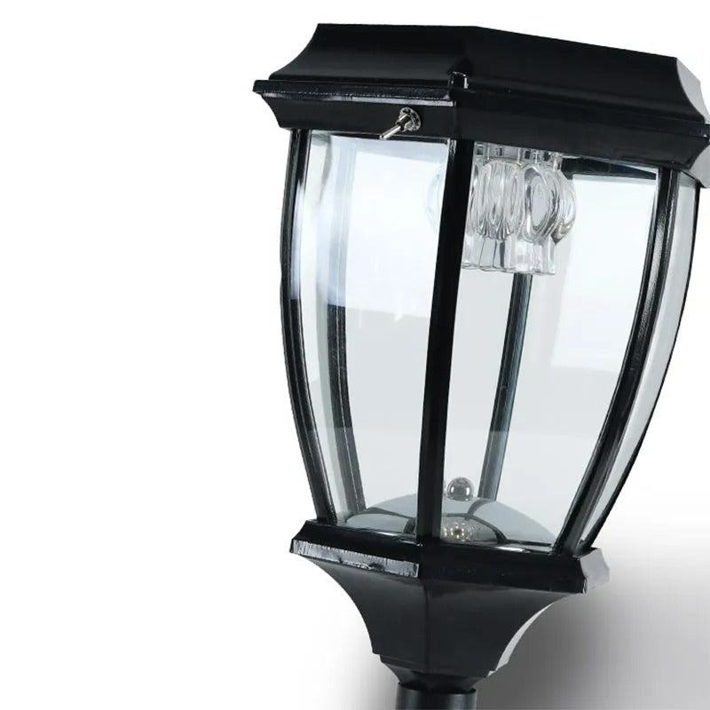 Ray Vintage Lantern Solar Outdoor Path Light Bronze