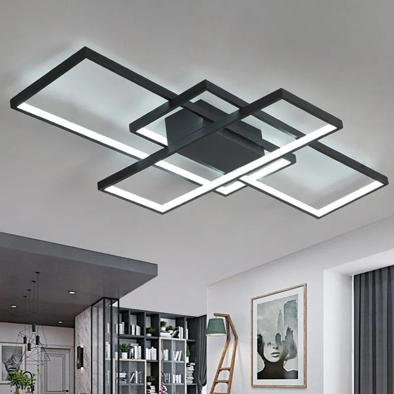 Arisha Modern Multi Rectangular Flush Mount Ceiling Light - Letslighting