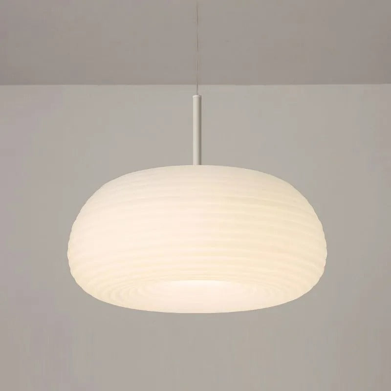 Ritta Drum Shape Pendant Light Metal & Acrylic