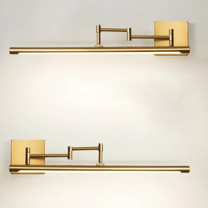 Arisha Modern Adjustable Mirror Front Vanity Metal Acrylic LED Wall Lamp