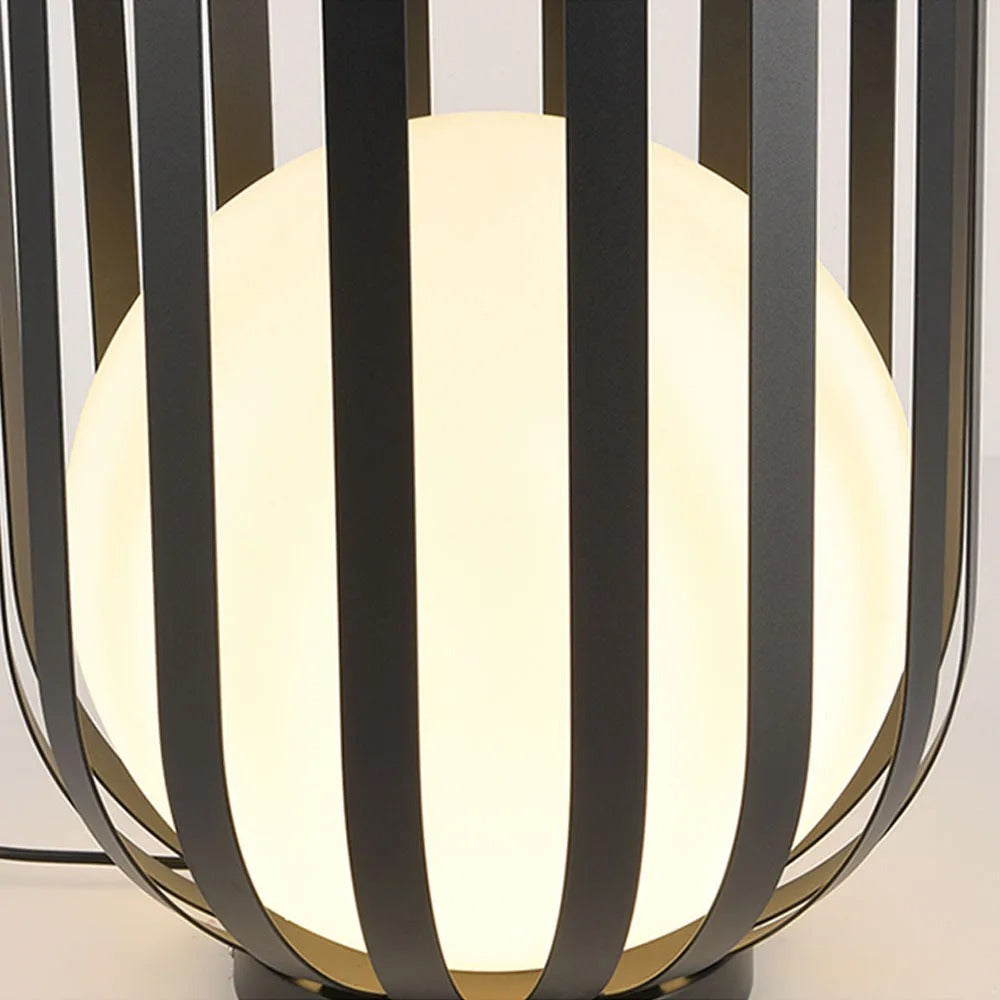 Ray Modern Globe Solar Rechargeable Outdoor Floor Lamp