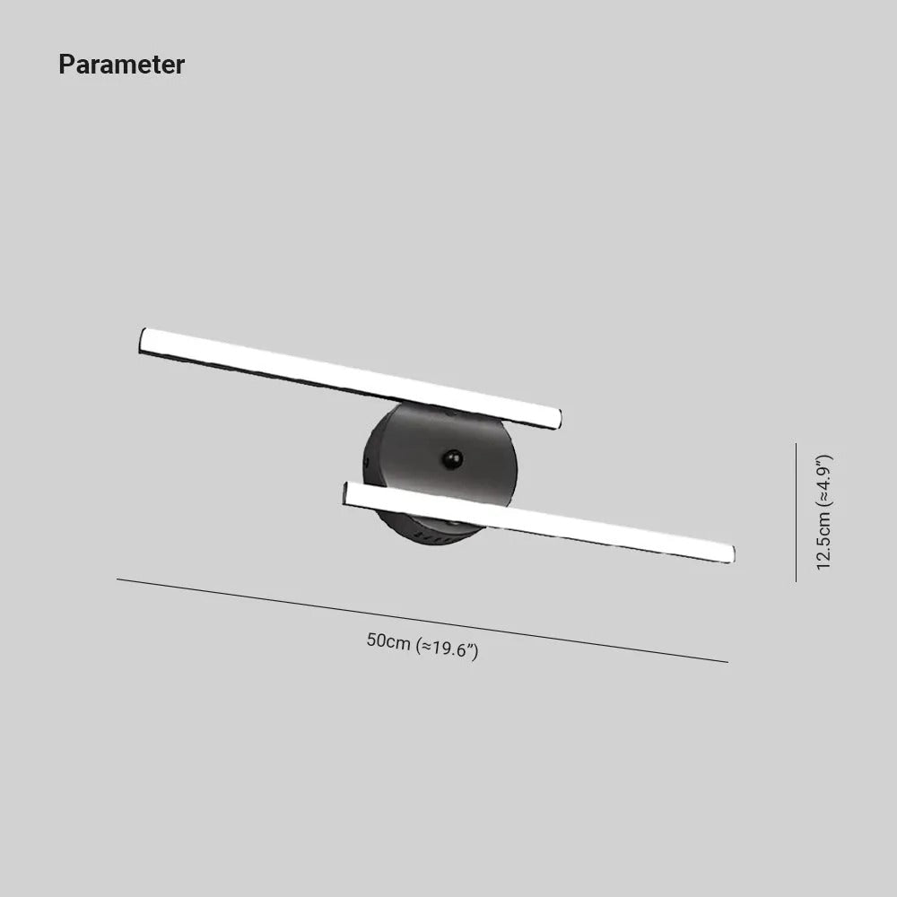 Arisha Modern Double Linear Metal Wall Lamp