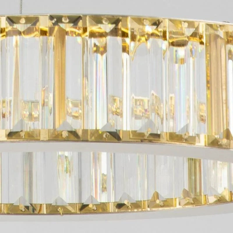 Kristy Elegant Round Crystal Chandelier - Letslighting