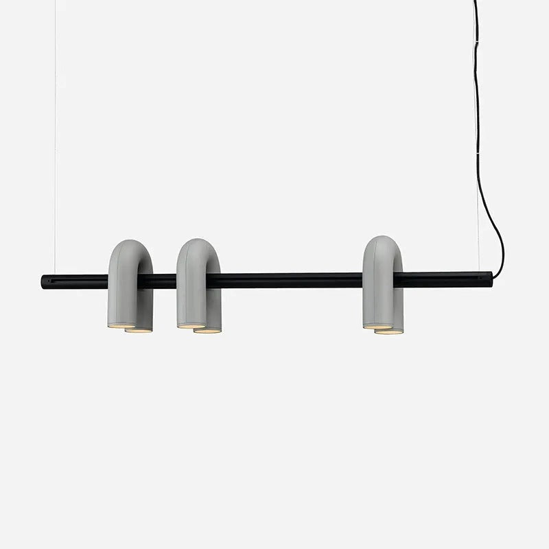 Arisha Modern Pendant Light Linear with 3 U-Shaped Light