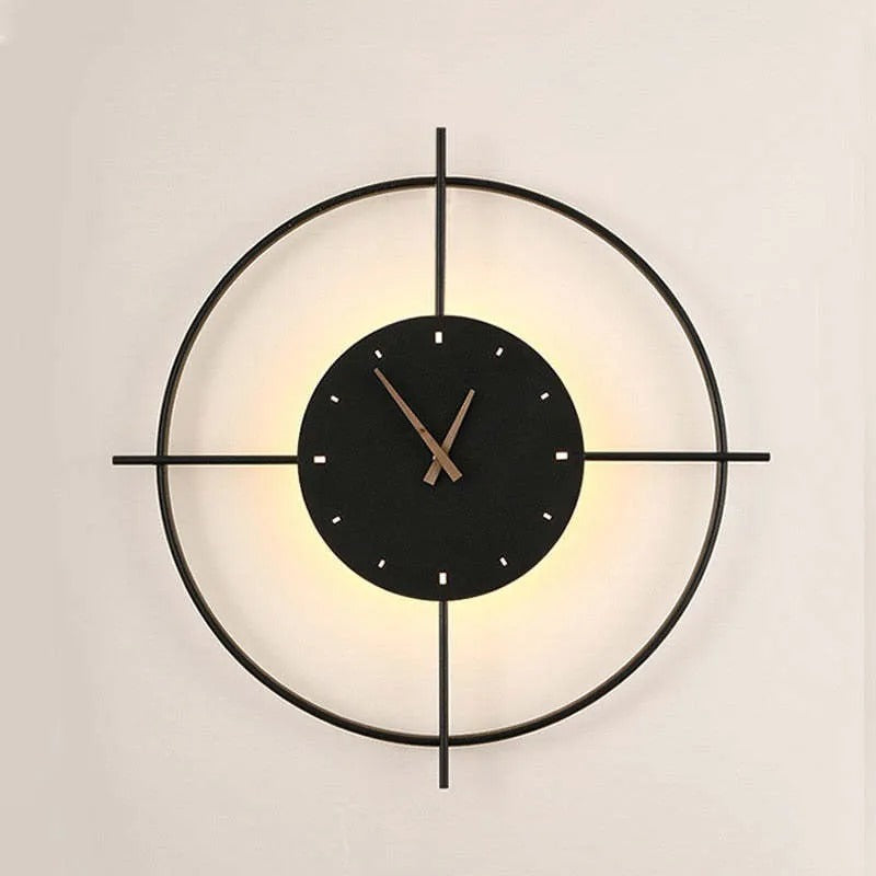 Valentina Arisha Modern Clock Wall Lamp Bedroom - Letslighting