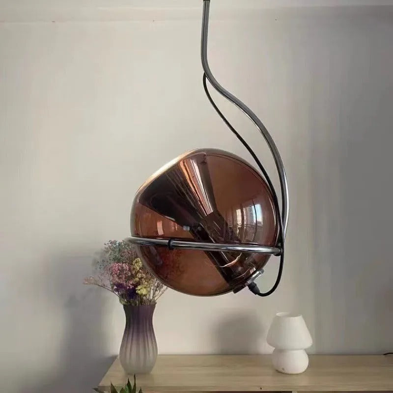 Valentina American Vintage Pendant Light Amber Glass Living Room/Bedroom/Dining Room - Letslighting
