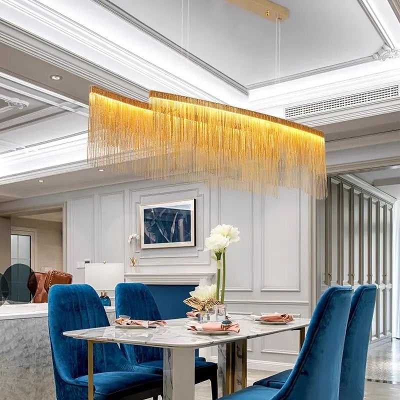 Kristy Luxury Tassel Acrylic Pendant Light - Letslighting
