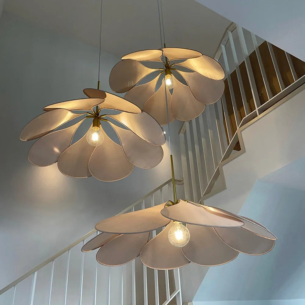 Ritta Pendant Light Vintage Rustic Wabi Sabi Fabric - Letslighting