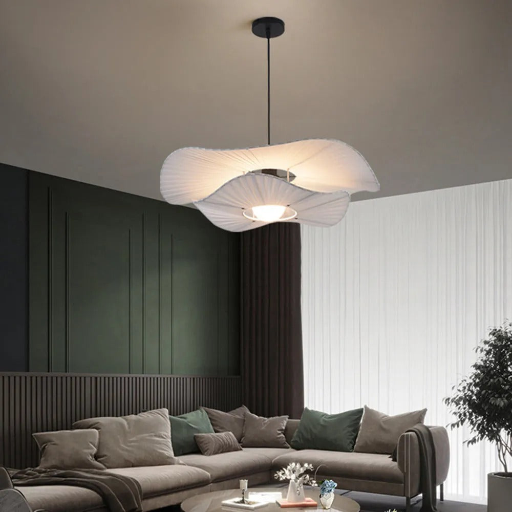 Ritta Modern Nordic Cloth Metal Shell Pendant Light