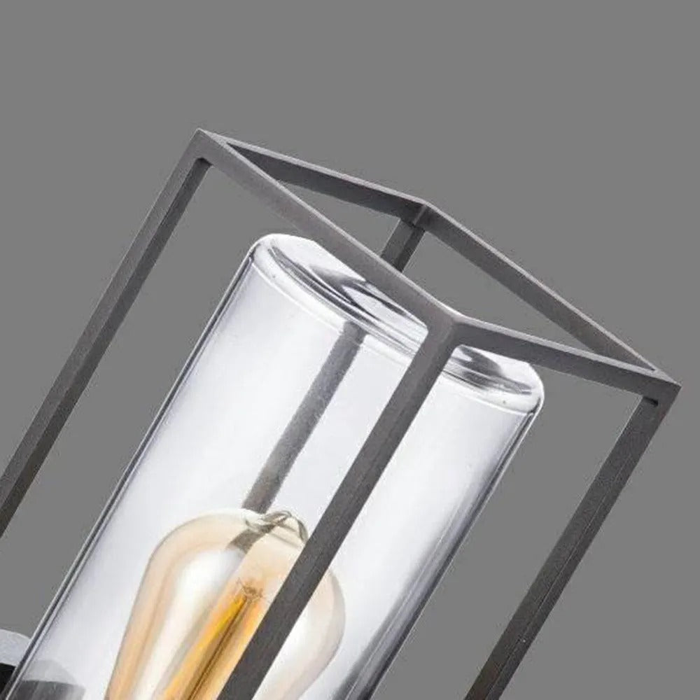 Silva Modern Rectangular Metal Outdoor Wall Lamp