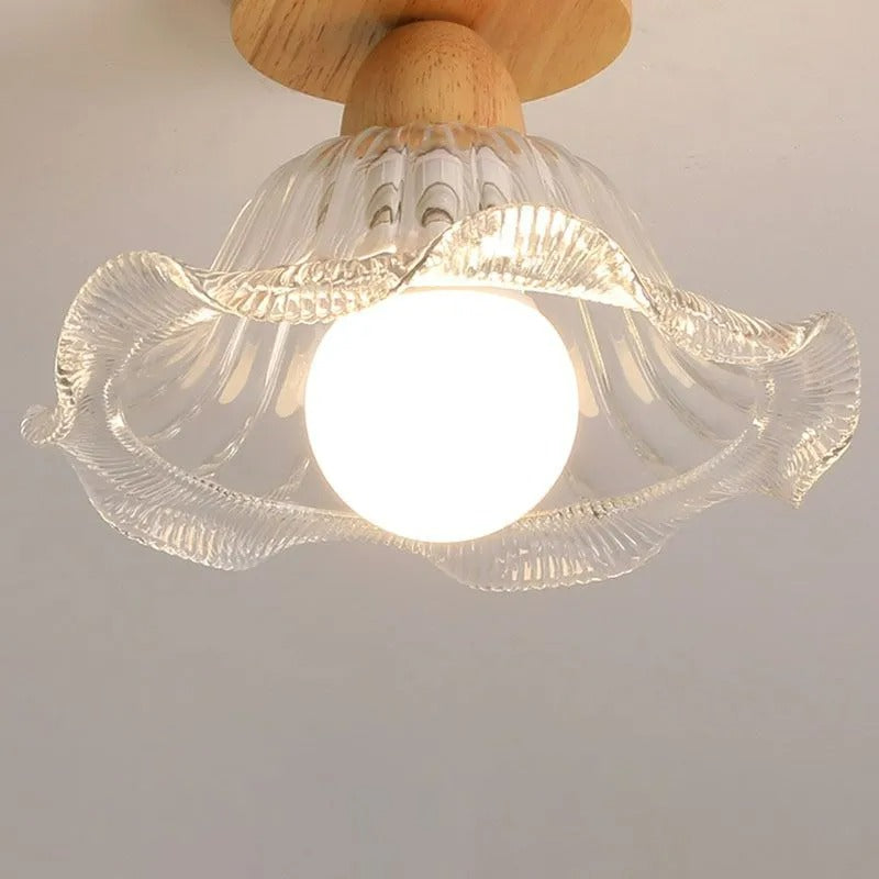 Arisha Nordic Minimalist Semi-Flush Mount Ceiling Light