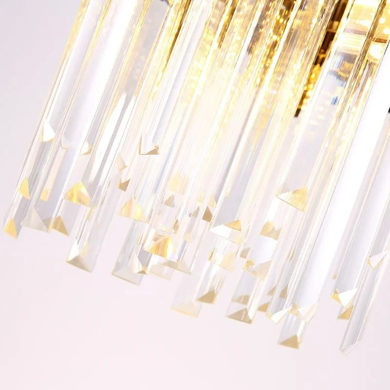 Kristy Modern Crystal Pendant Light Living Room - Letslighting