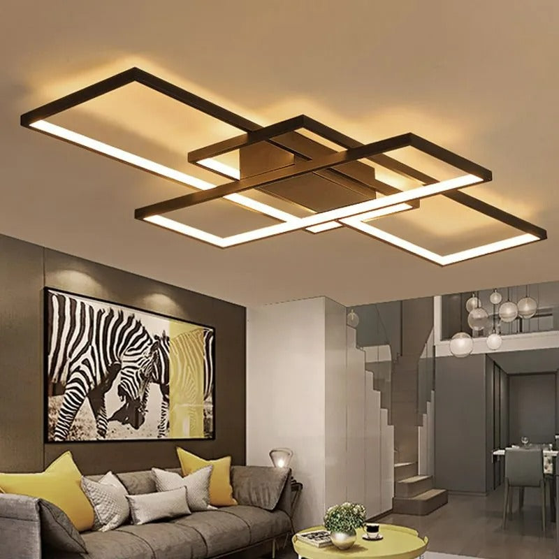 Arisha Modern Multi Rectangular Flush Mount Ceiling Light - Letslighting