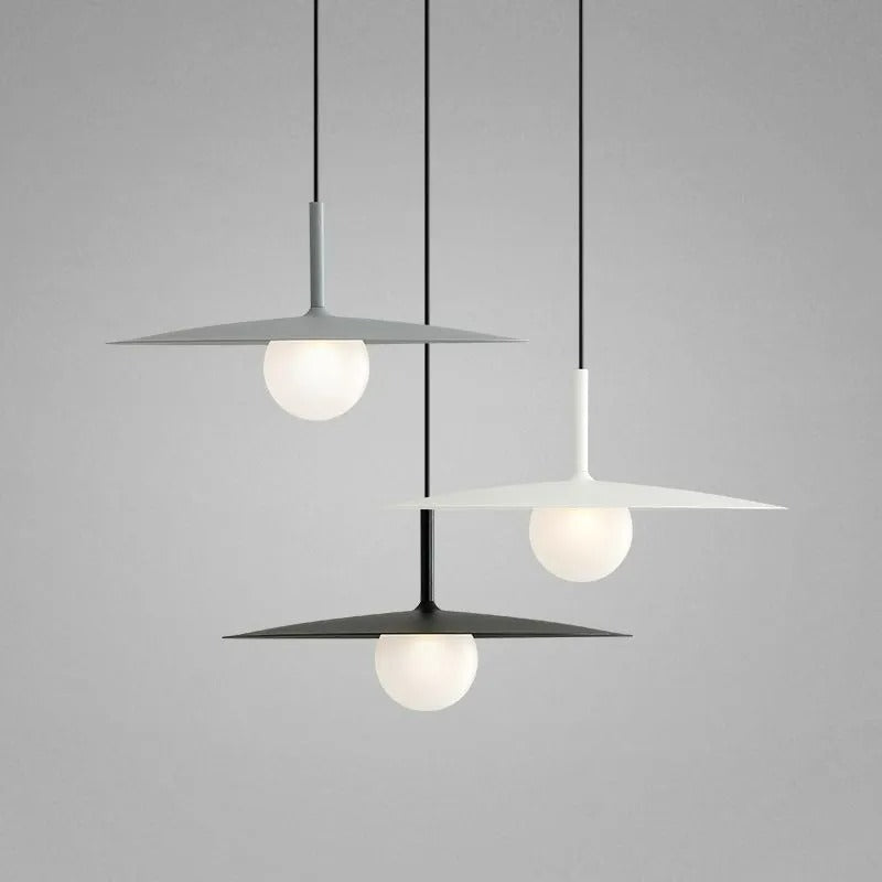 Arisha Modern Dish-shaped Metal Pendant Light