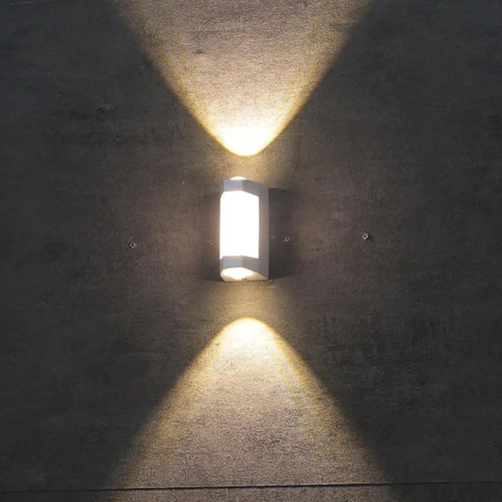 Ray Nordic Up Down Acrylic Outdoor Wall Lamp - Letslighting