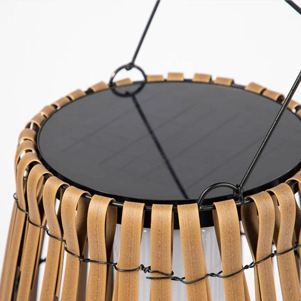 Ritta Retro Lantern Solar Rechargeable Outdoor Floor Lamp