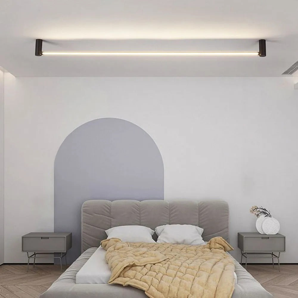 Arisha Minimalist Flush Mount Ceiling LighMetal/Acrylic Hallway