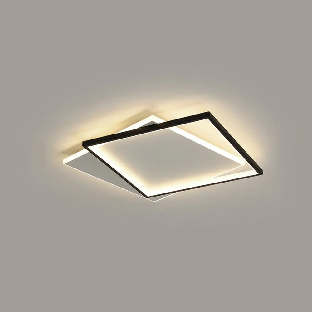 Arisha Modern Square Round Flush Mount Ceiling Light