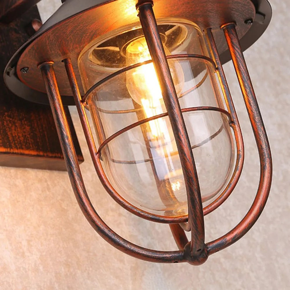 Epoch Vintage Lantern Shaped Outdoor Wall Lamp - Letslighting
