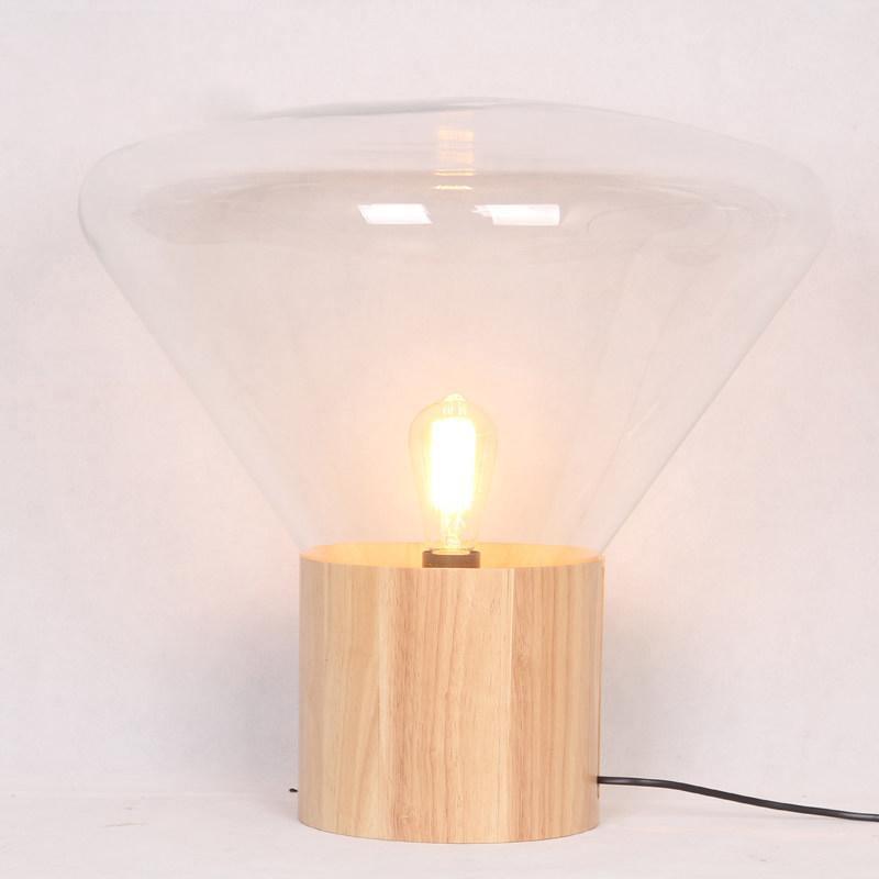 Eden Minimalist Wood Table Lamp - Letslighting