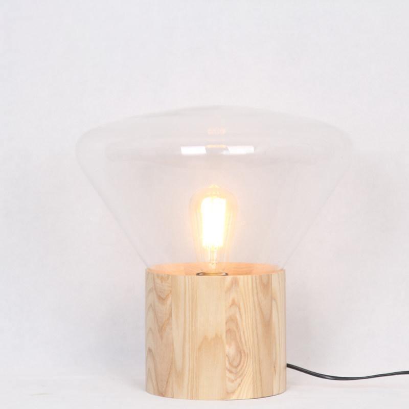 Eden Minimalist Wood Table Lamp - Letslighting