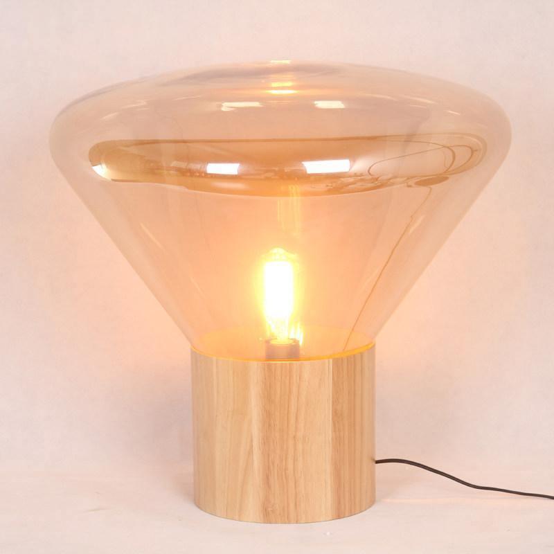 Eden Minimalist Wood Table Lamp - Letslighting