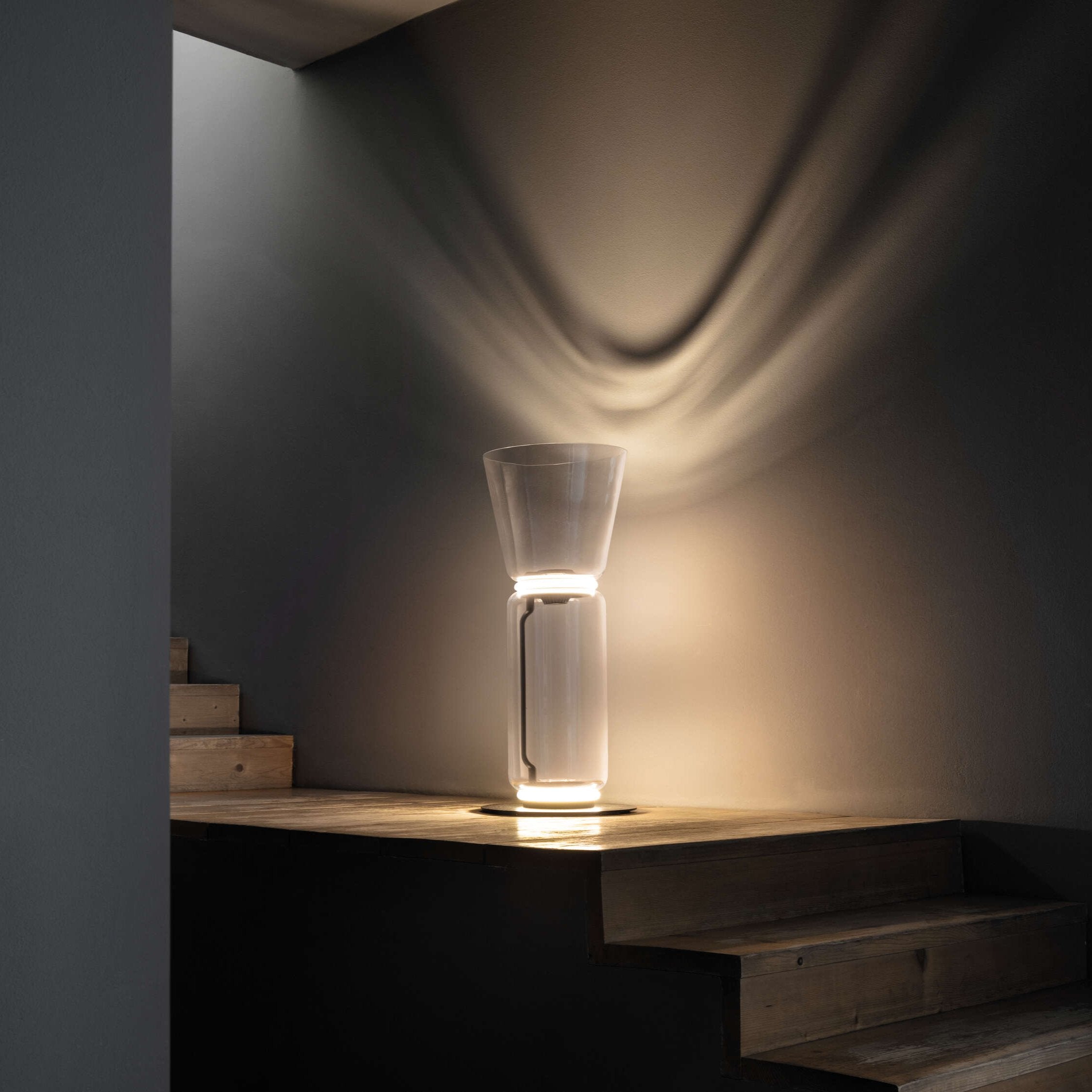 Lustra Floor Lamp Bamboo Glass - Letslighting