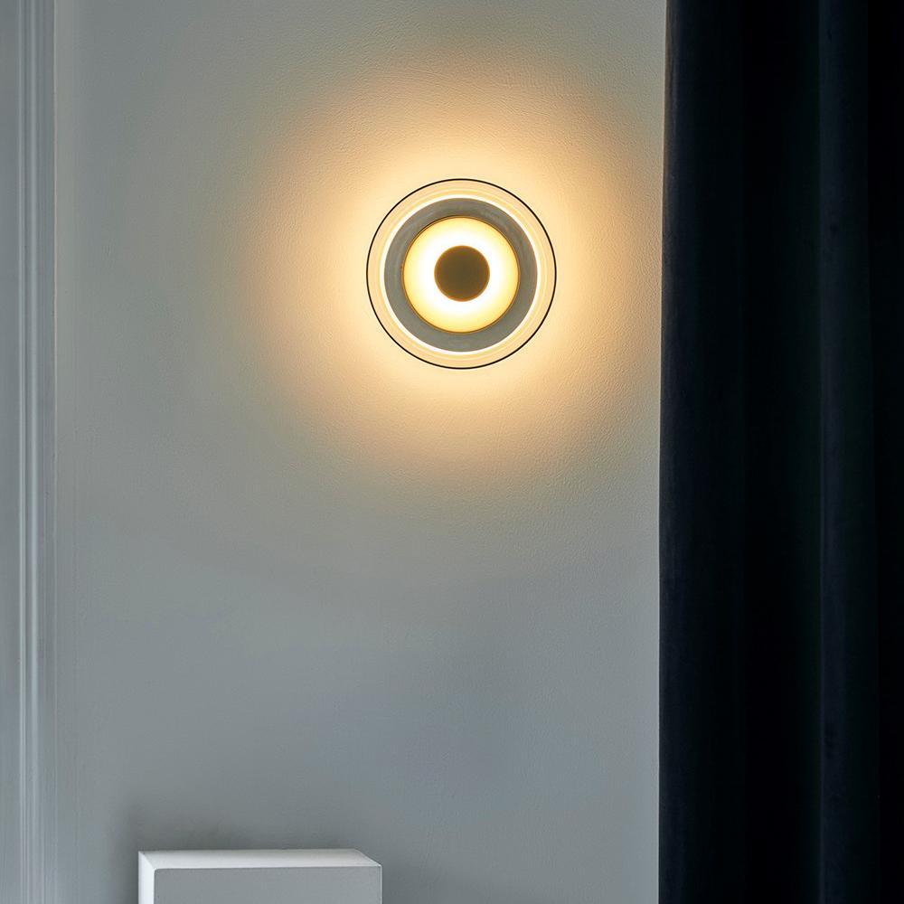Crux Modern Minimalist Brass Glass Wall Light - Letslighting