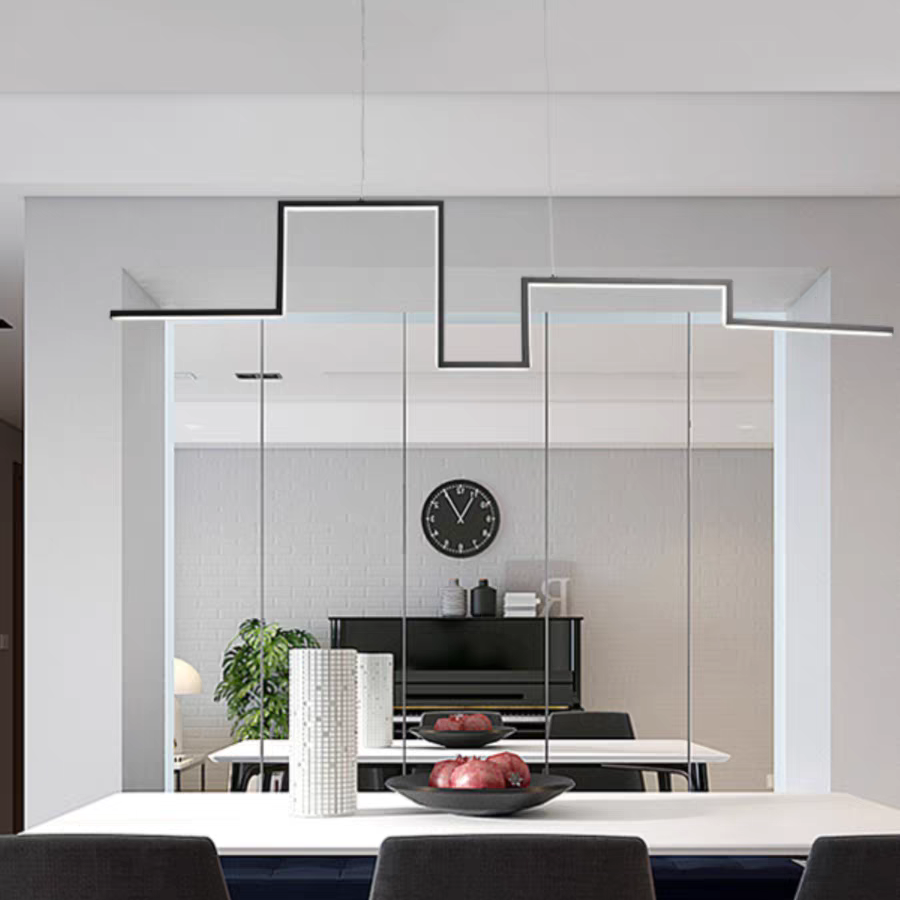 Arisha Designer Linear Metal Pendant Light