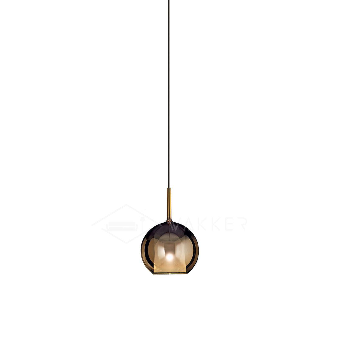 Lustra Pendant Lamp Smoked Glass Round - Letslighting
