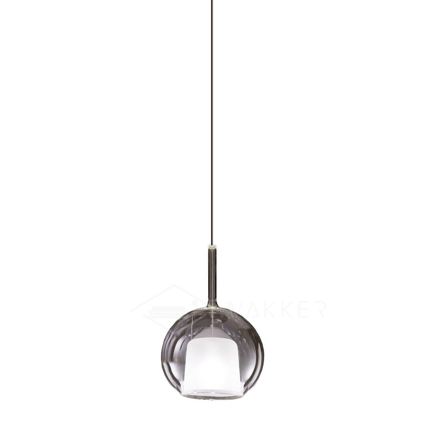 Lustra Pendant Lamp Smoked Glass Round - Letslighting