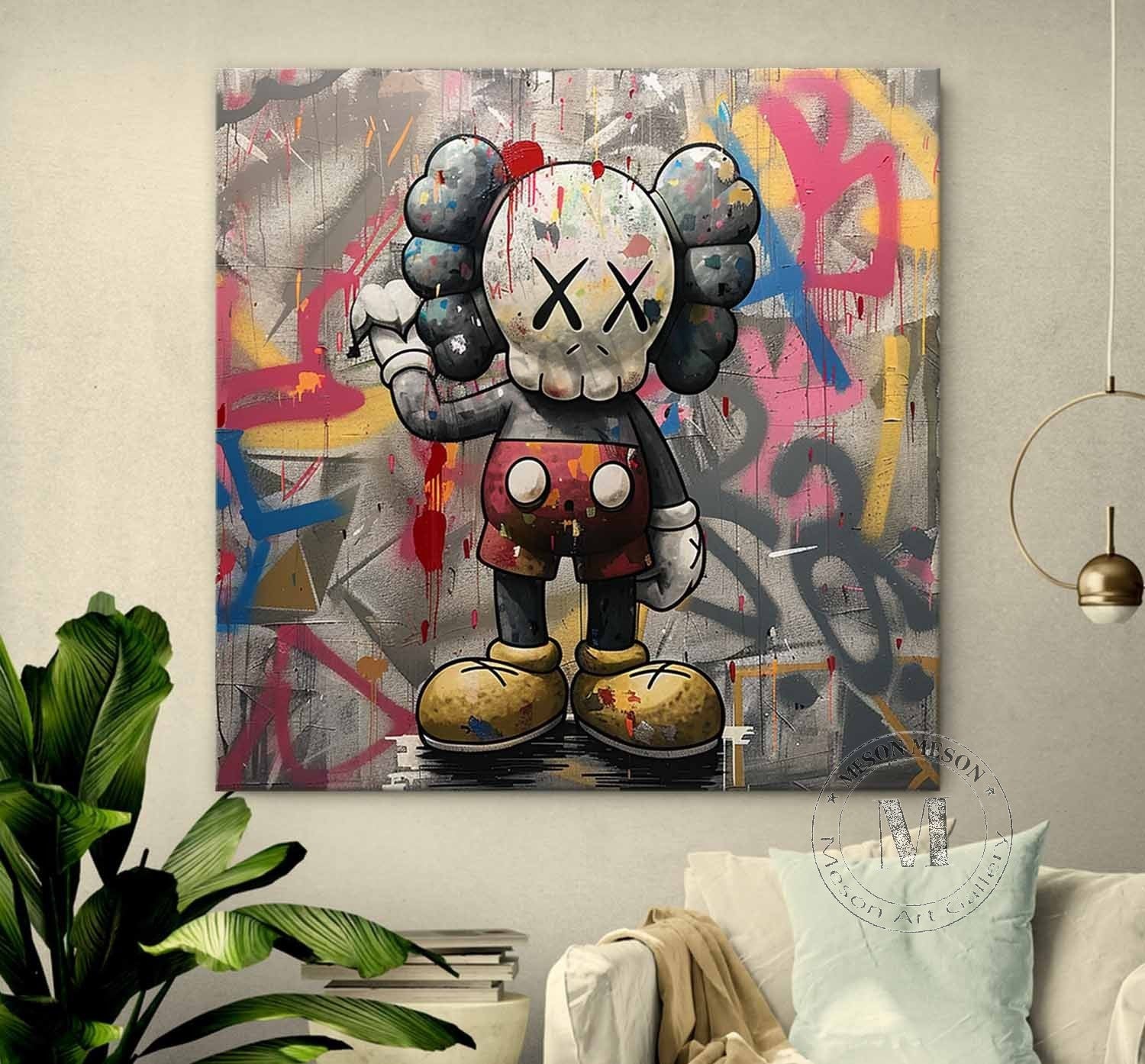 Abstract Graffiti Art #GA079 - Letslighting