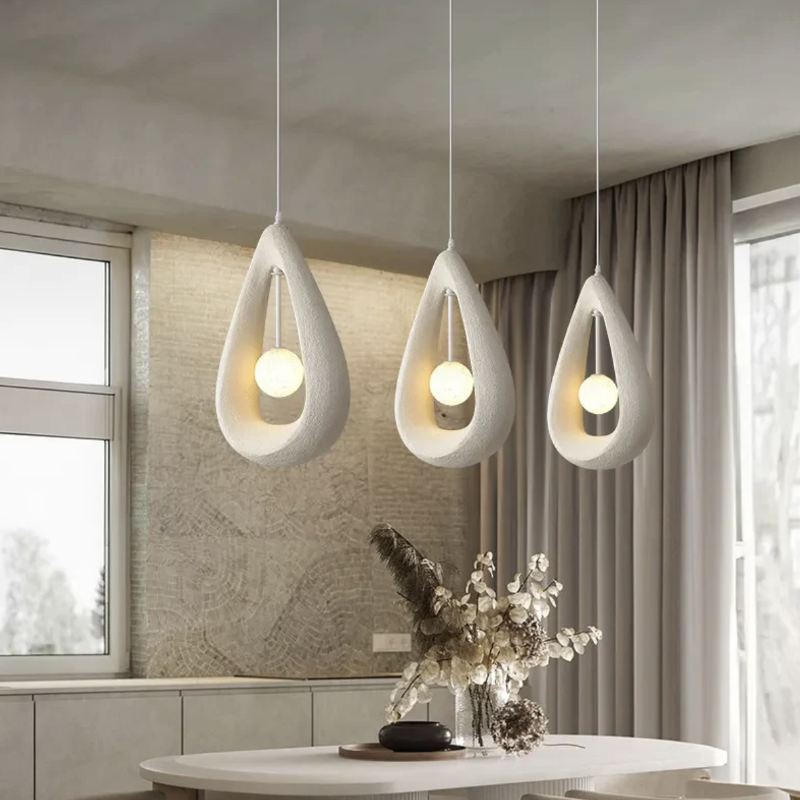 Avi Modern Hollow PVC Pendant Light Bedroom