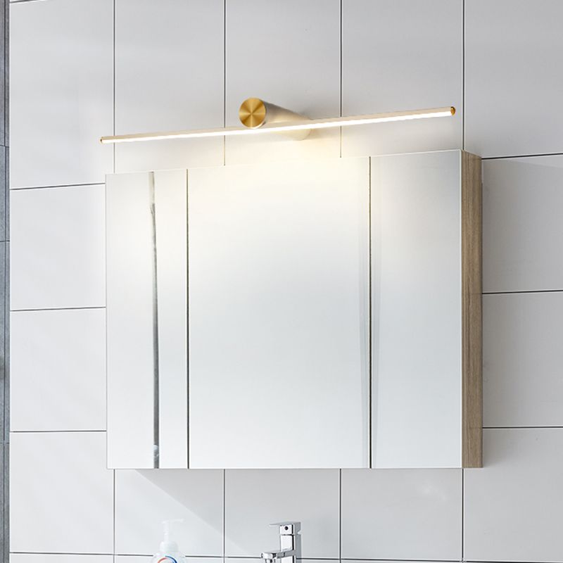 Arisha Modern Metal Linear Mirror Vanity Wall Lamp