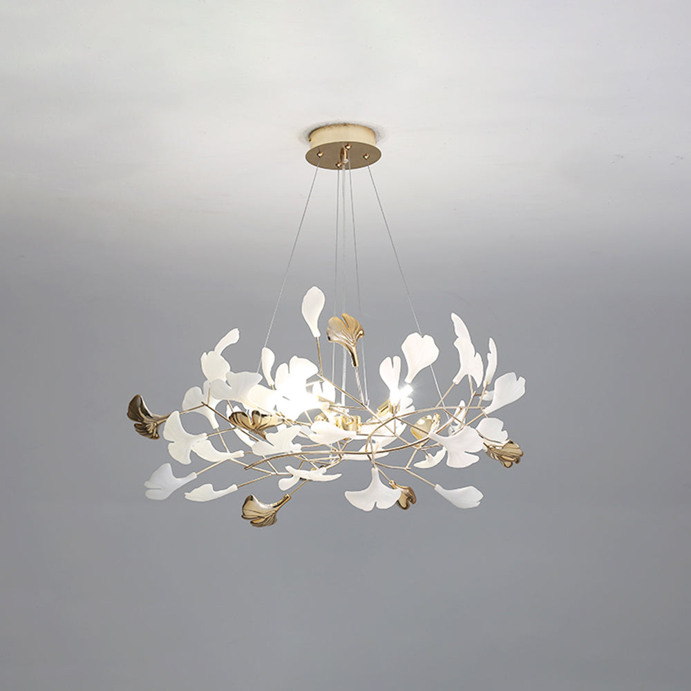 Olivia Modern Petal Shaped Ceramic Chandelier Dining Room - Letslighting