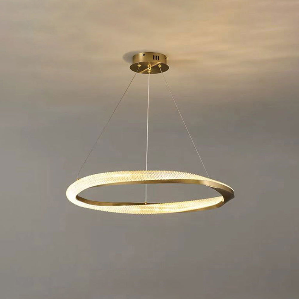 Kristy Pendant Light, Aluminium & Arcylic, 1/2 Rings, 2 Color - Letslighting