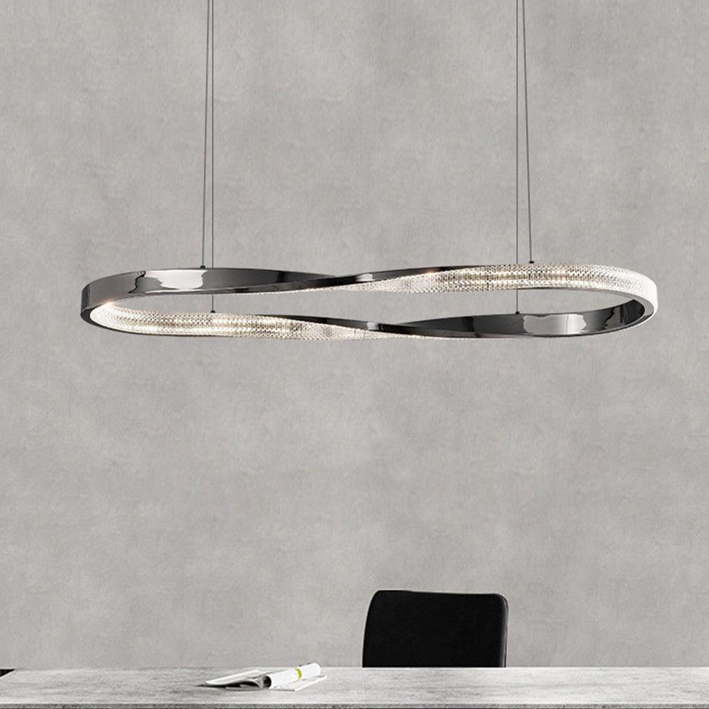 Kristy Pendant Light, Aluminium & Arcylic, 1/2 Rings, 2 Color - Letslighting