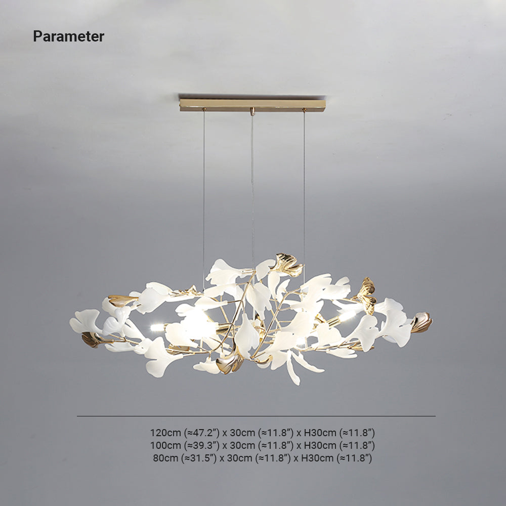 Olivia Modern Petal Shaped Ceramic Chandelier Dining Room - Letslighting