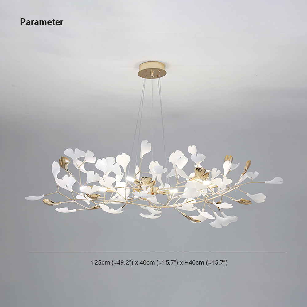 Olivia Modern Petal Shaped Ceramic Chandelier Dining Room - Letslighting