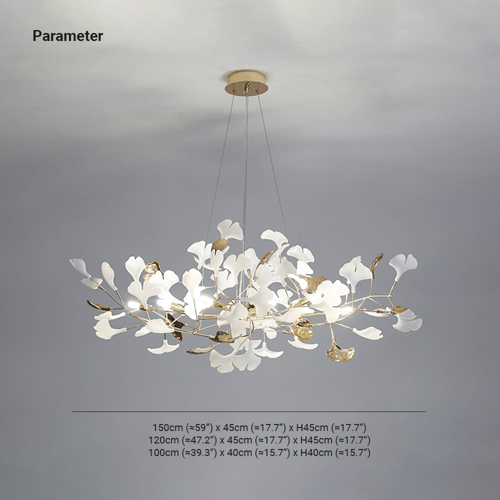 Olivia Modern Petal Shaped Ceramic Chandelier Dining Room - Letslighting