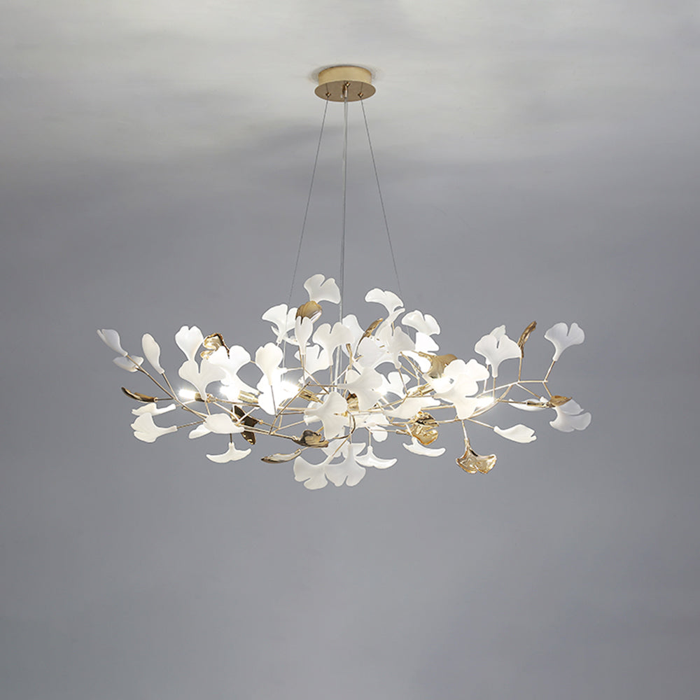 Olivia Modern Petal Shaped Ceramic Chandelier Dining Room - Letslighting