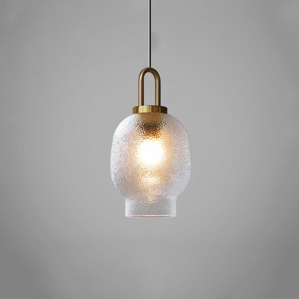 Valentina Minimalist Blown Frosted Glass Pendant Light