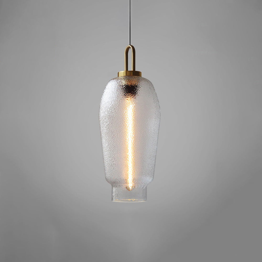 Valentina Minimalist Blown Frosted Glass Pendant Light