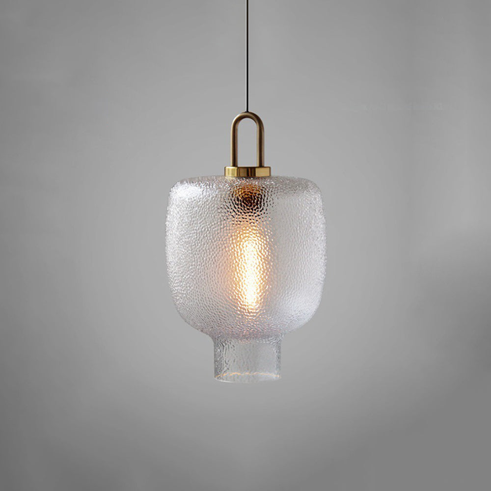 Valentina Minimalist Blown Frosted Glass Pendant Light