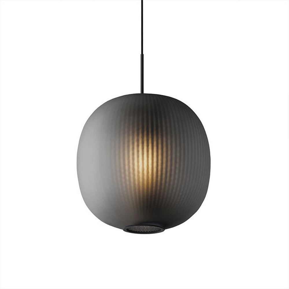 Valentina Frosted Glass Cylinder Pendant Light Sandy Metal Glass