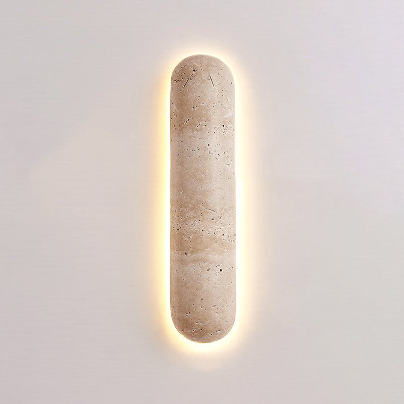 Liora Minimalist Travertine Wall Light